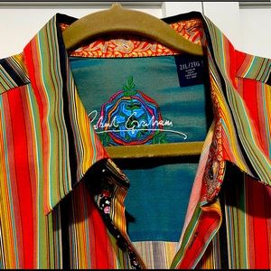 Robert Graham mens button down shirt